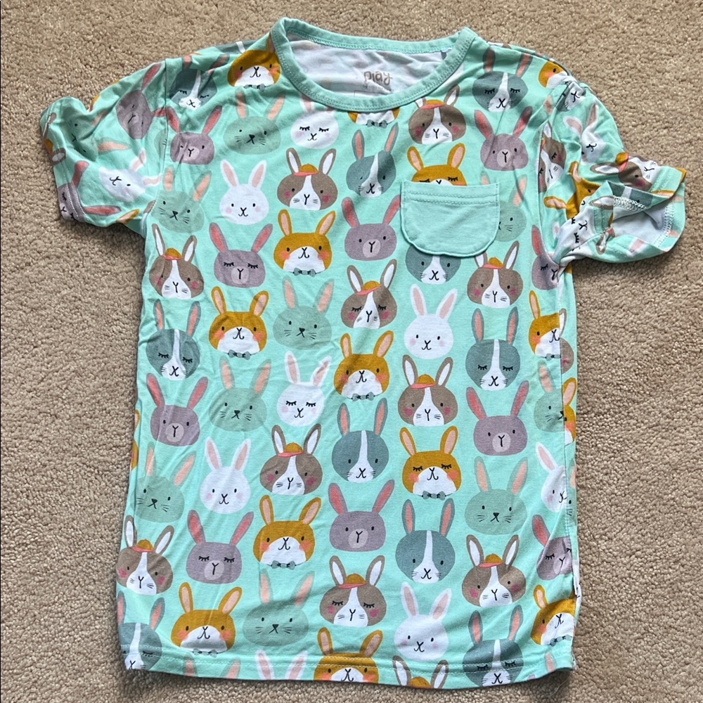 Little Sleepies Play Bunny Pocket Tee